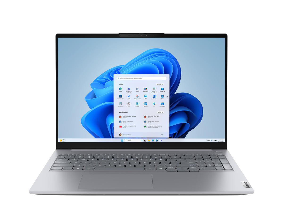 Lenovo ThinkBook 16 Gen 8, de frente